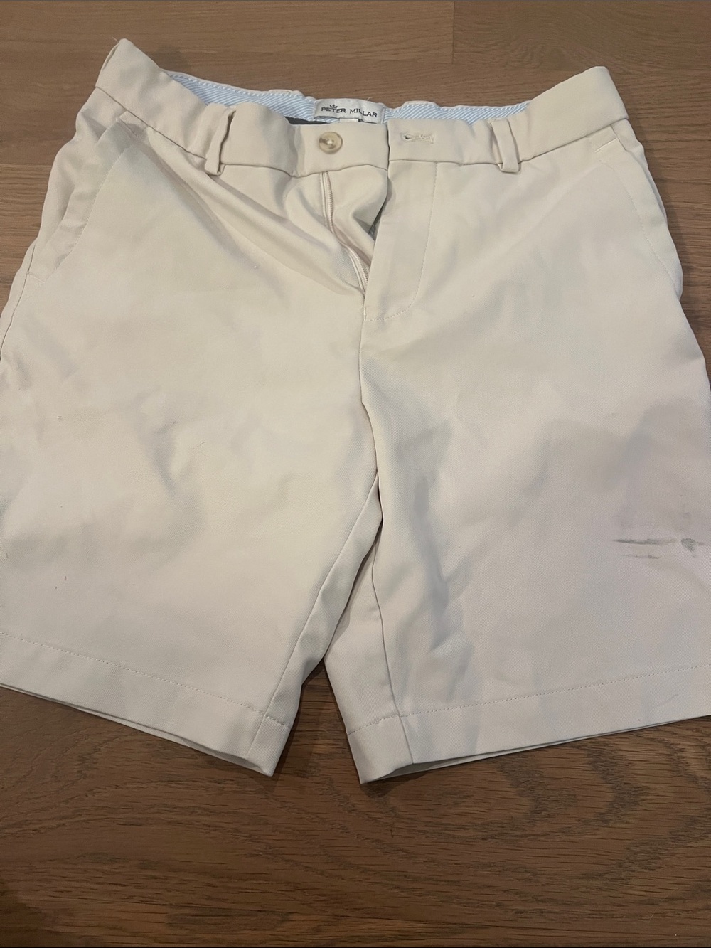 Peter Millar boys large  Beige Golf Shorts
